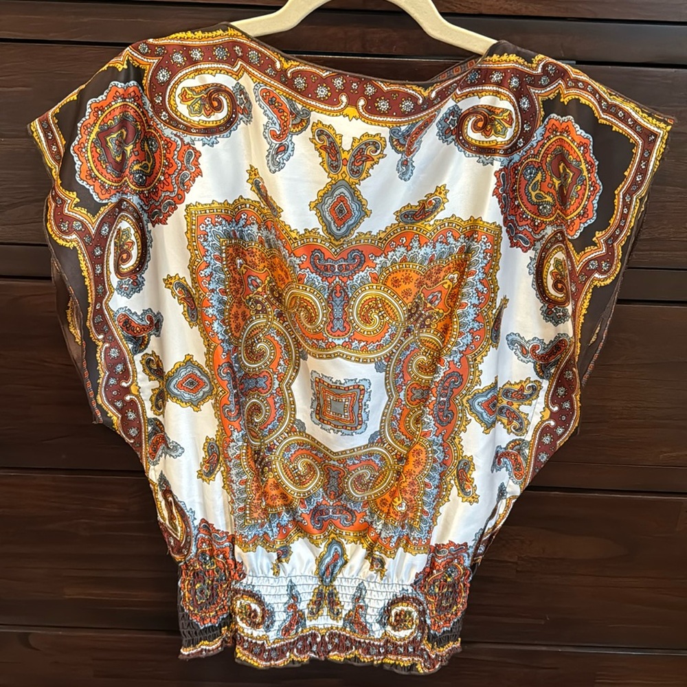 Boat neck blouse